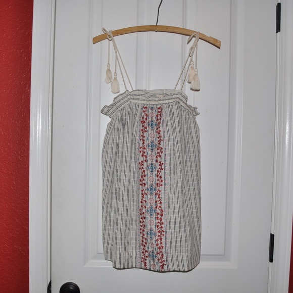 283 New UNIVERSAL THREAD Embroidered Striped Tank - Picture 4 of 7